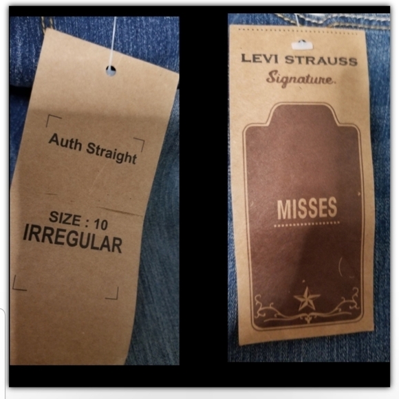 NWT LEVIS STRAUSS SIGNATURE JEANS 10IR Modern boot cut - Picture 4 of 4
